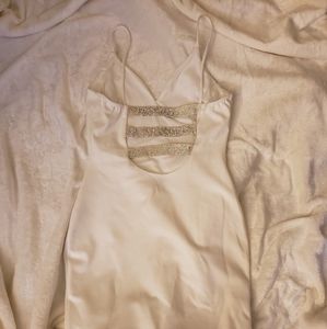 White Spaghetti Strap Dress